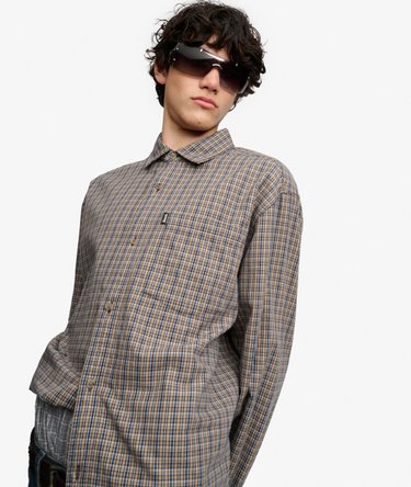 Bench Skater Check Long Sleeve Shirt Image 1