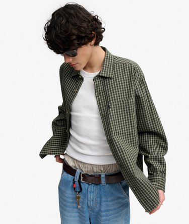 Bench Skater Check Long Sleeve Shirt Image 1