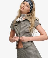 Bench Fitted Stripe Short Sleeve Shirt