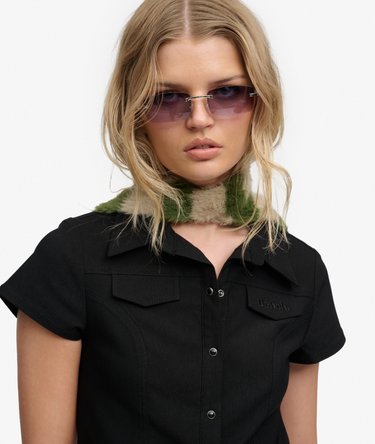 Bench Fitted Stretch Short Sleeve Shirt Image 3