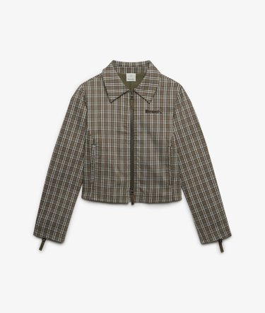 Bench Double Zip Collared Check Jacket Image 6