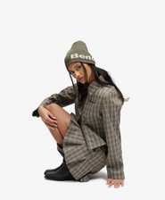 Bench Double Zip Collared Check Jacket