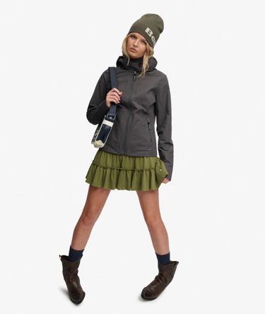 Bench Hooded Funnel Neck Ripstop Jacket Image 3