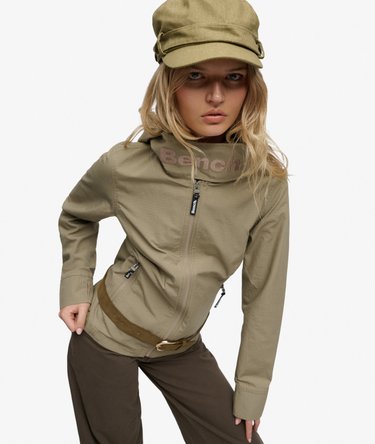 Bench Hooded Funnel Neck Ripstop Jacket Image 1
