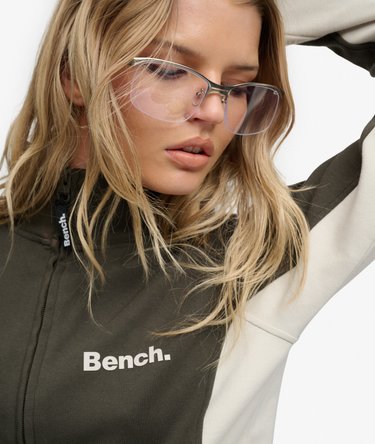 Bench High Neck Contrast Track Top Image 3
