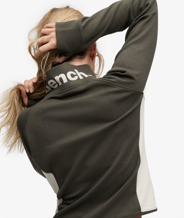 Bench High Neck Contrast Track Top Image 4