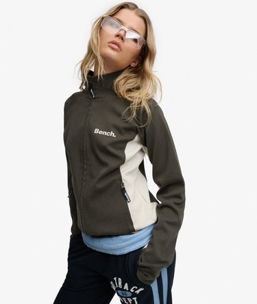 Bench High Neck Contrast Track Top Image 1