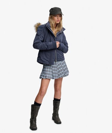 Bench Faux Fur Hooded Windcheater Jacket Image 3