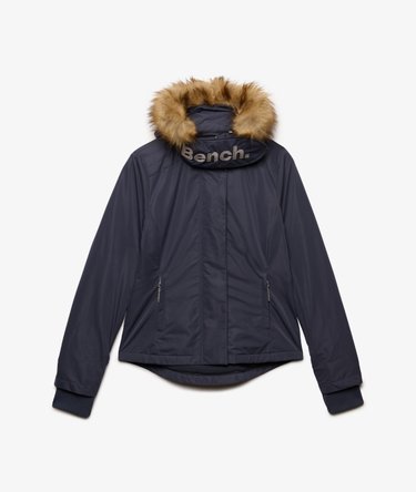 Bench Faux Fur Hooded Windcheater Jacket Image 6