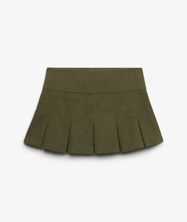 Bench Logo Pleated Peached Mini Skirt Image 6