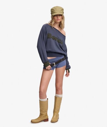 Bench Bardot Oversized Sweatshirt Image 2
