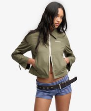 Bench Double Zip Collar Ripstop Jacket