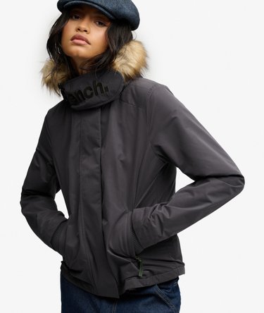 Bench Faux Fur Hooded Windcheater Jacket Image 4