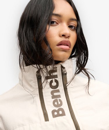 Bench Double Zip Funnel Ripstop Jacket Image 3