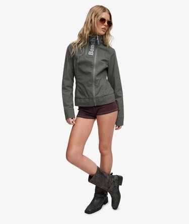Bench Double Zip Funnel Ripstop Jacket Image 2