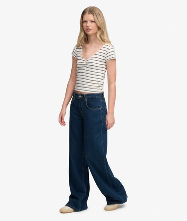 Mid Rise Baggy Jeans Image 5
