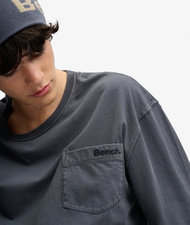 Bench Boxy Long Sleeve Pocket Top Image 3