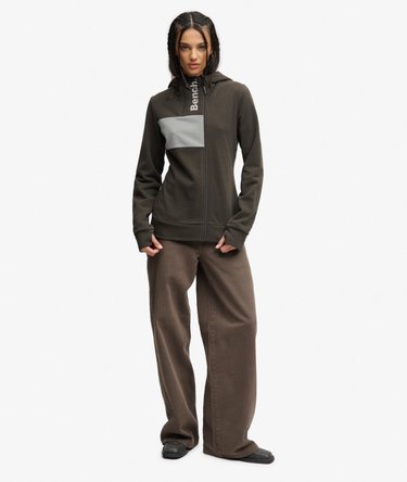 Bench Contrast Double Zip Hoodie Image 2