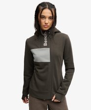 Bench Contrast Double Zip Hoodie