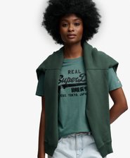 Camiseta Vintage Logo Metallic