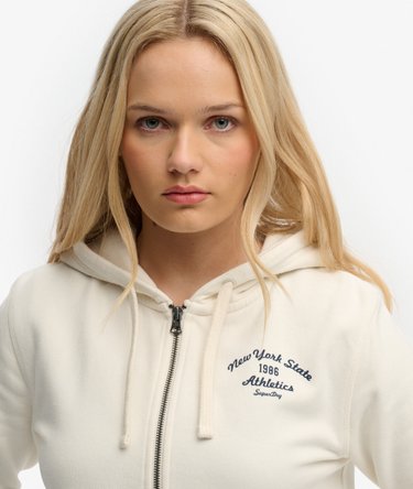 Athletic Essentials Cropped Zip Hoodie Image 4