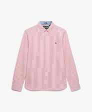 Camicia Oxford Preppy a Maniche Lunghe