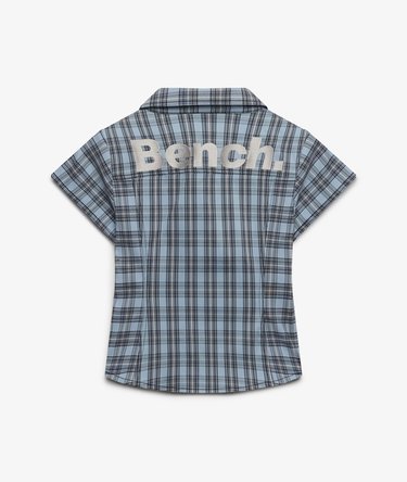 Bench Fitted Check Short Sleeve Shirt Image 6