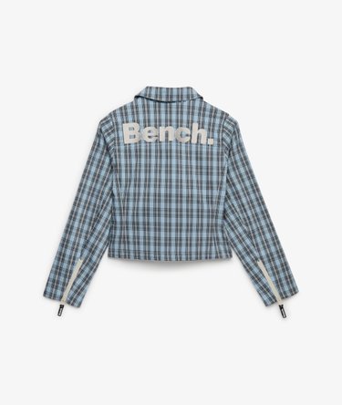 Bench Double Zip Collared Check Jacket Image 7
