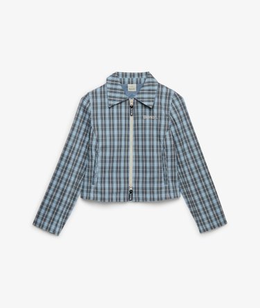 Bench Double Zip Collared Check Jacket Image 6