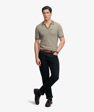 Johnny Collar Strickpolo Image 3