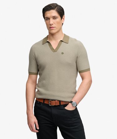 Johnny Collar Strickpolo Image 1