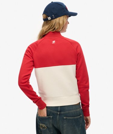 Haut de Surv&ecirc;tement Athletic Essentials &agrave; Zip Image 4