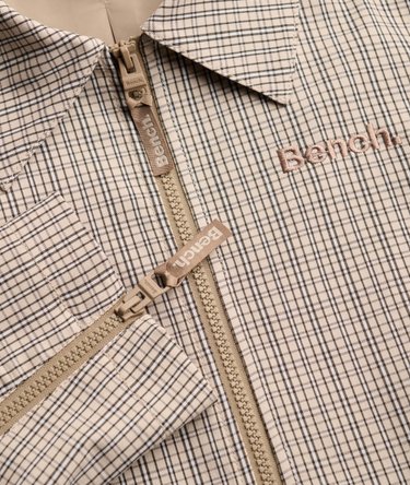 Bench Double Zip Collared Check Jacket Image 5