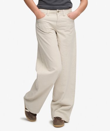 Mid Rise Baggy Corduroy Trousers Image 2