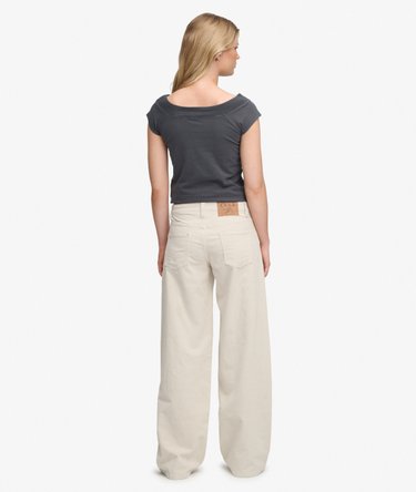 Mid Rise Baggy Corduroy Trousers Image 6