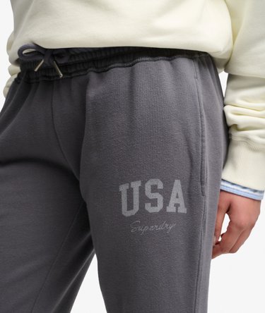 Athletic Print Flare Joggingbroek Image 2