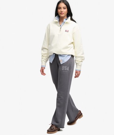 Athletic Print Flare Joggingbroek Image 3