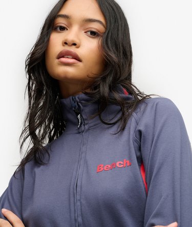 Bench High Neck Contrast Track Top Image 4