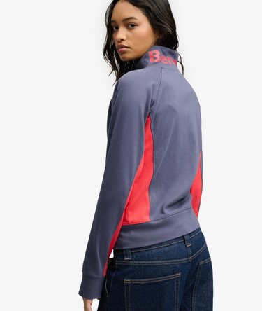 Bench High Neck Contrast Track Top Image 5