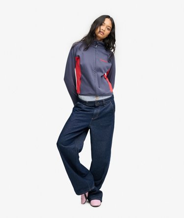 Bench High Neck Contrast Track Top Image 3