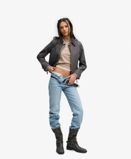 Bench Double Zip Collar Ripstop Jacket