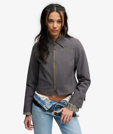 Bench Double Zip Collar Ripstop Jacket Image 3