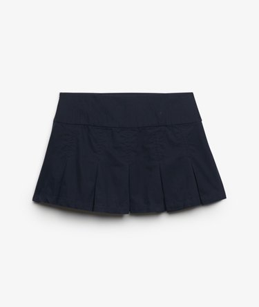 Bench Logo Pleated Peached Mini Skirt Image 6