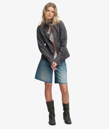 Bench Double Zip Funnel Ripstop Jacket Image 3