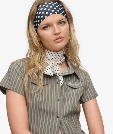 Bench Fitted Stripe Short Sleeve Shirt Image 2