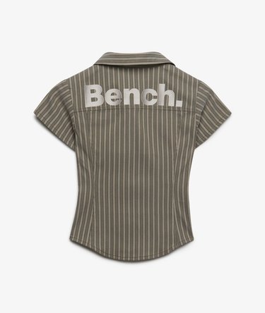 Bench Fitted Stripe Short Sleeve Shirt Image 7