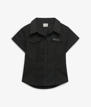 Bench Fitted Stripe Short Sleeve Shirt Image 7