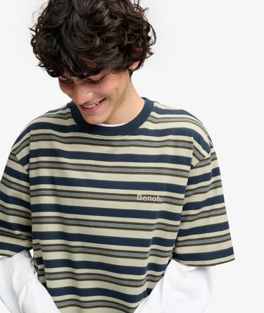 Bench Boxy Stripe T-shirt Image 1