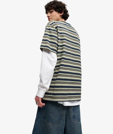 Bench Boxy Stripe T-shirt Image 5