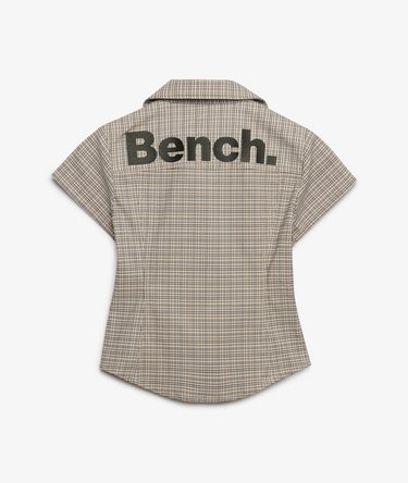 Bench Fitted Check Short Sleeve Shirt Image 8